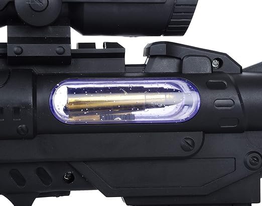 Double Barrel Electric Gun Toy With Laser Lights And Music