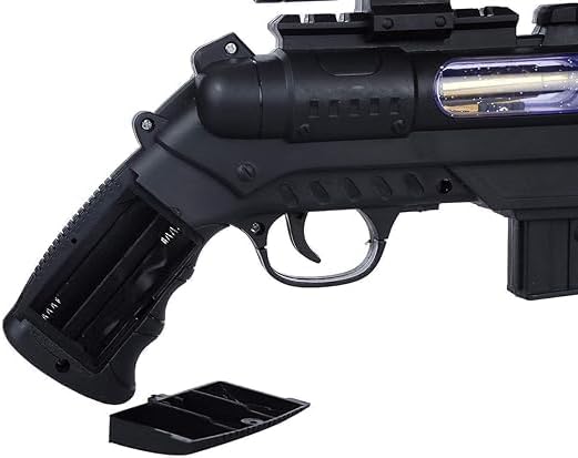 Double Barrel Electric Gun Toy With Laser Lights And Music