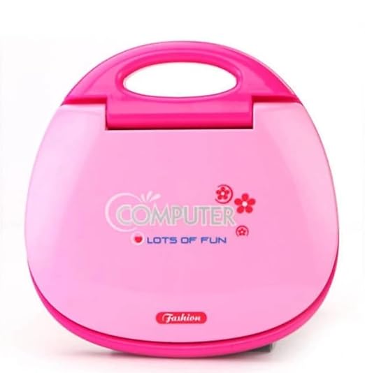 Pink Computer For Kids Educational Learning Pink Laptop for Kids with LED Display – JDBT