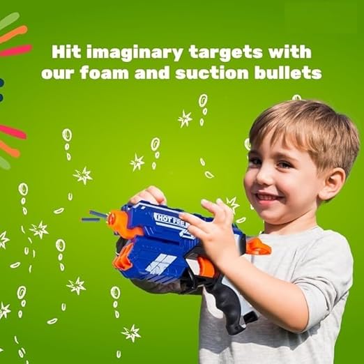 Storm Hot Fire Soft Bullet Gun - 10 Foam Bullets for Kids – JDBT