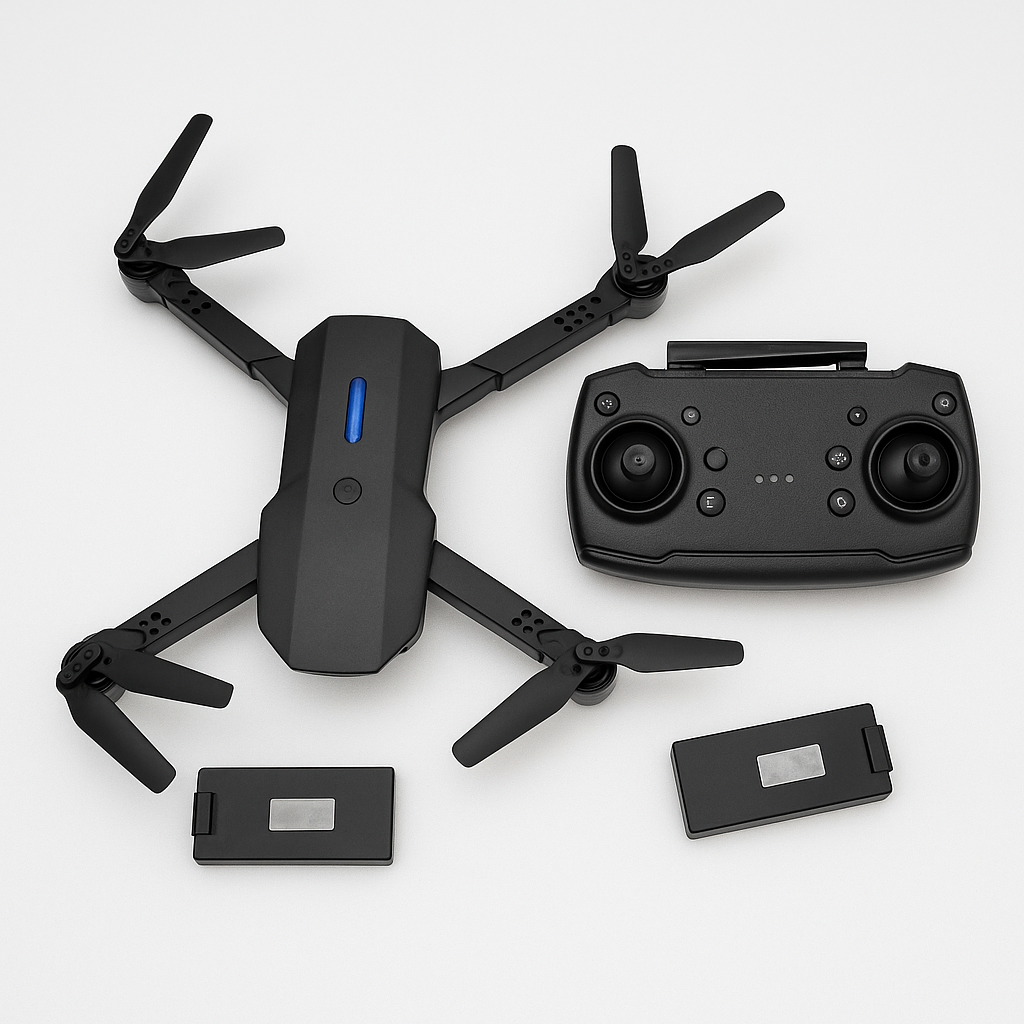 Camera WiFi FPV Foldable Drone double cam with Altitude Hold and Visual Positioning
