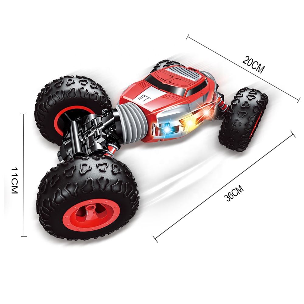 Four-Wheel Drive Dual-Sided Rotating Remote-Controlled Toy Car