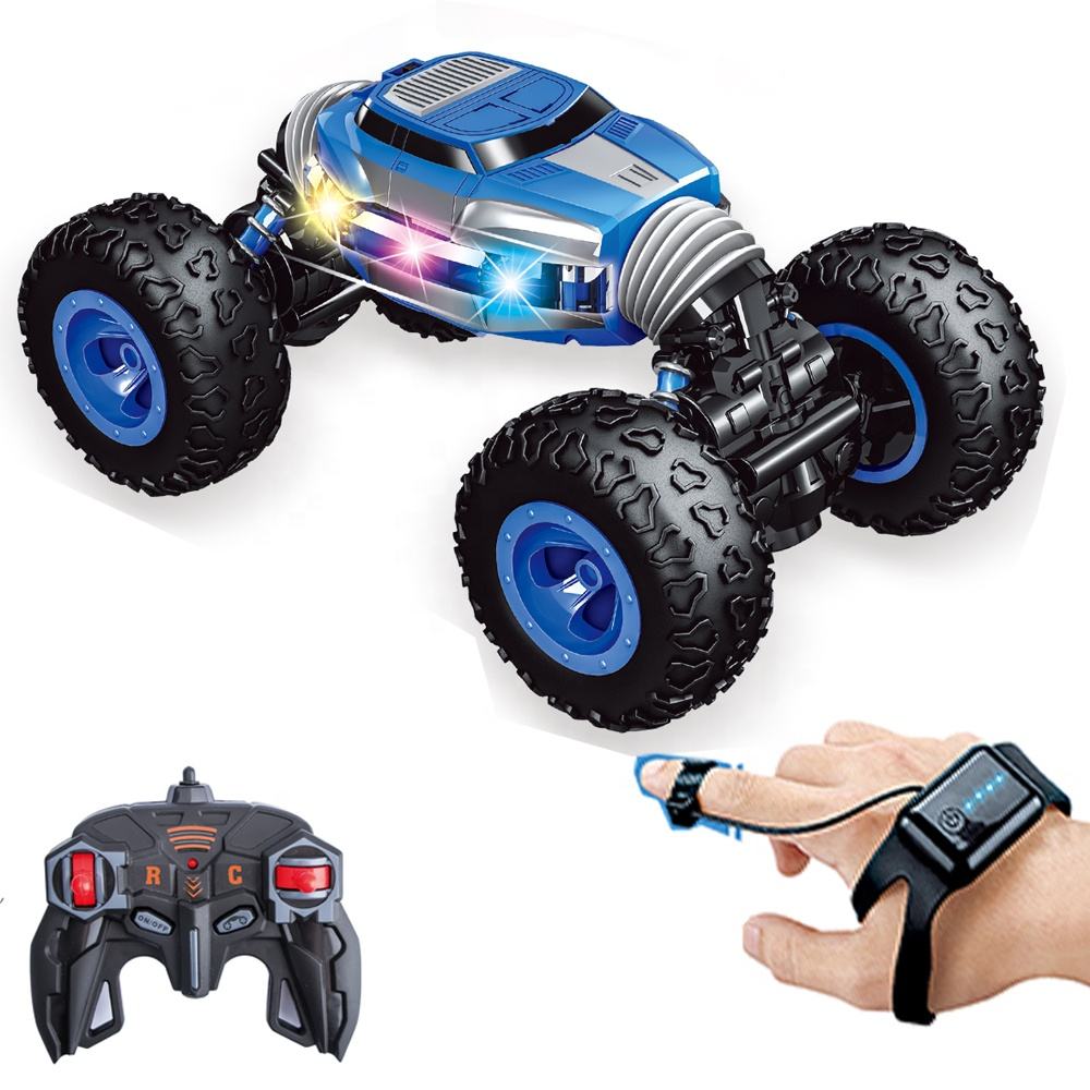 Four-Wheel Drive Dual-Sided Rotating Remote-Controlled Toy Car