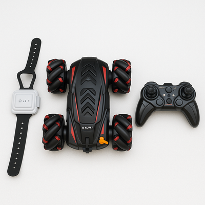 Gesture control stunt drift car with smoke