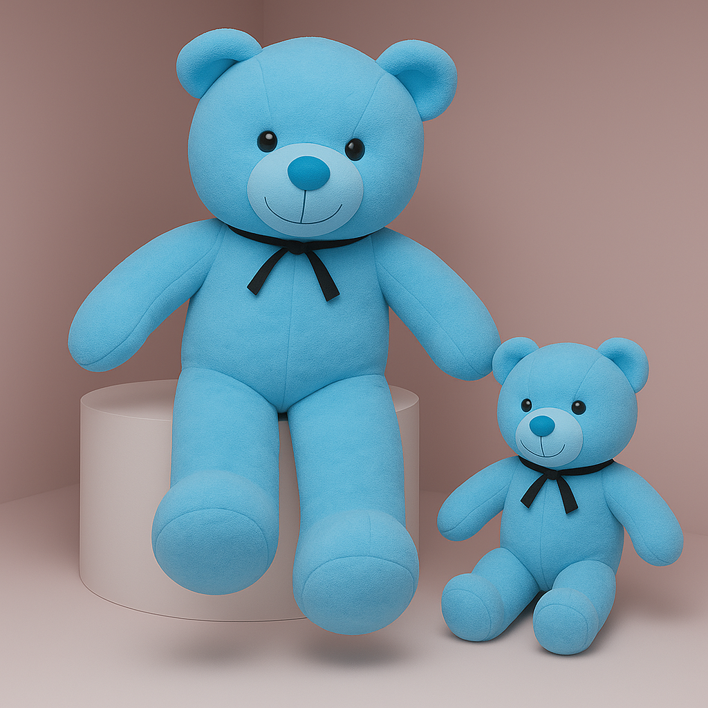 BLUE TEDDY BEAR