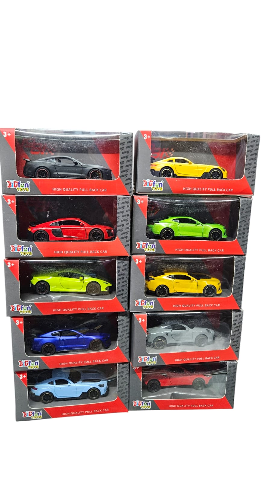 Pack of 10 diecast