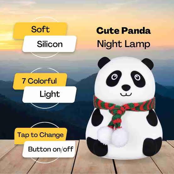 Cute Panda Night Light