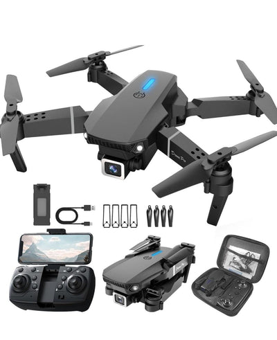 Camera WiFi FPV Foldable Drone double cam with Altitude Hold and Visual Positioning