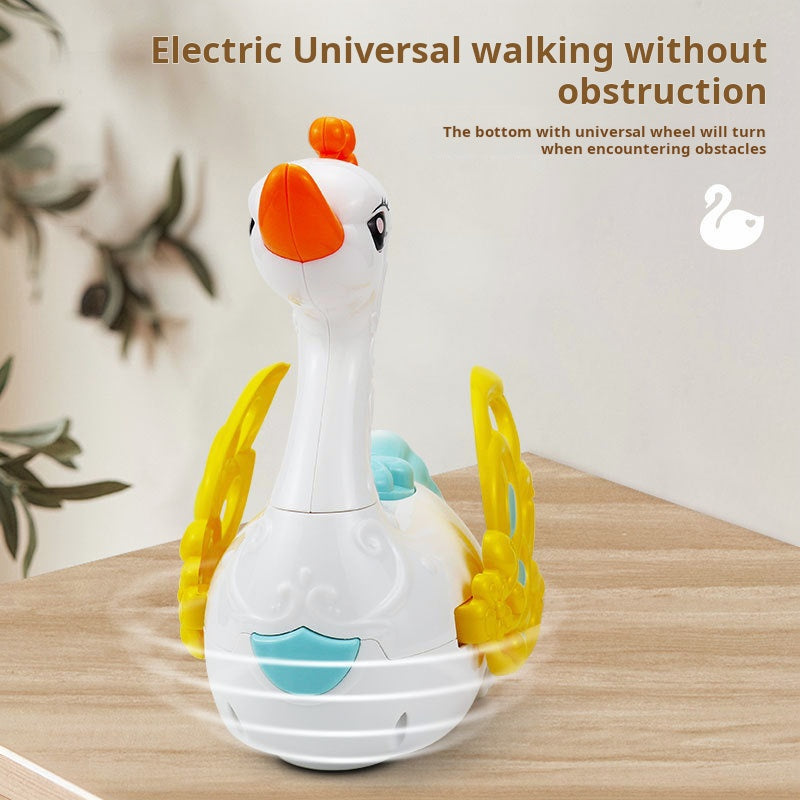 Pepstter Egg-Laying Swan Musical Toy for Kids - Includes 3 Plastic Eggs