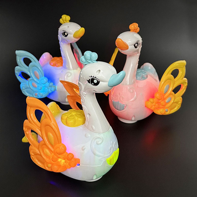 Pepstter Egg-Laying Swan Musical Toy for Kids - Includes 3 Plastic Eggs