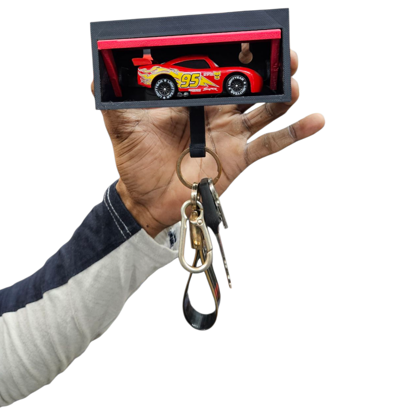 Car garage Keychain holder