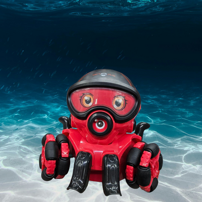 Remote octopus 🐙 | RC octopus with smoke (Random colour pinkish red or orange)