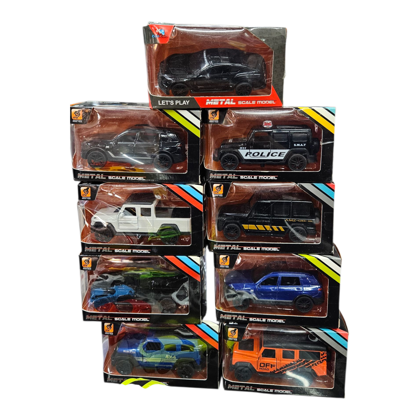 Pack of 12 mixed diecast Random model