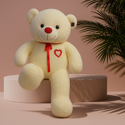 Beige coloured teddy