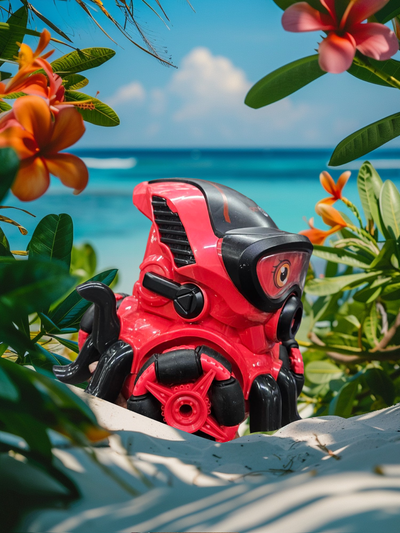 Remote octopus 🐙 | RC octopus with smoke (Random colour pinkish red or orange)