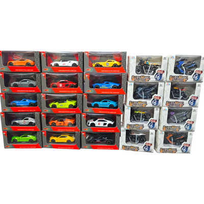 Pack of 10 diecast | diecast cars and bike