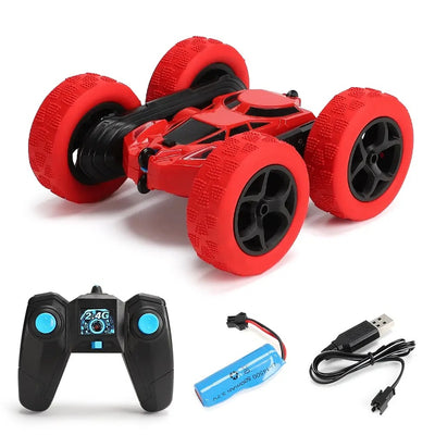 RC Stunt Car – Double Sided Flip, 360° Rotation, 2.4G Remote Control Off-Road Drift Car